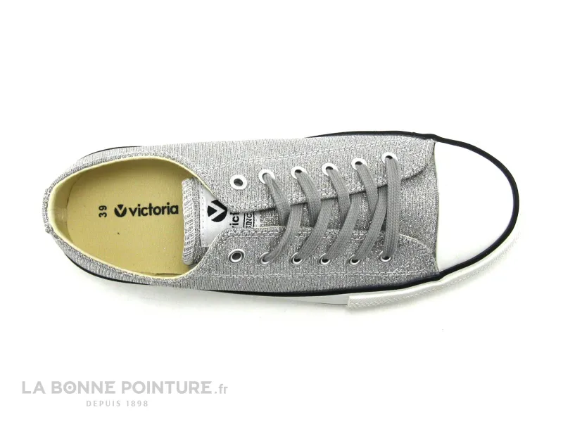 Achat chaussures Victoria Femme Chaussure en Toile, vente Victoria 65108 Plata - Tennis argent
