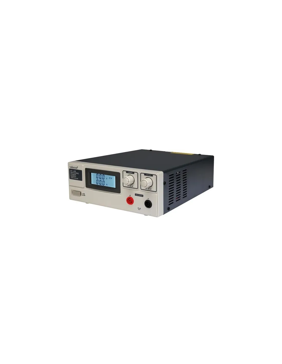 Alimentation de laboratoire à découpage 0-30 vcc / 0-20 a max / avec afficheur lcd-