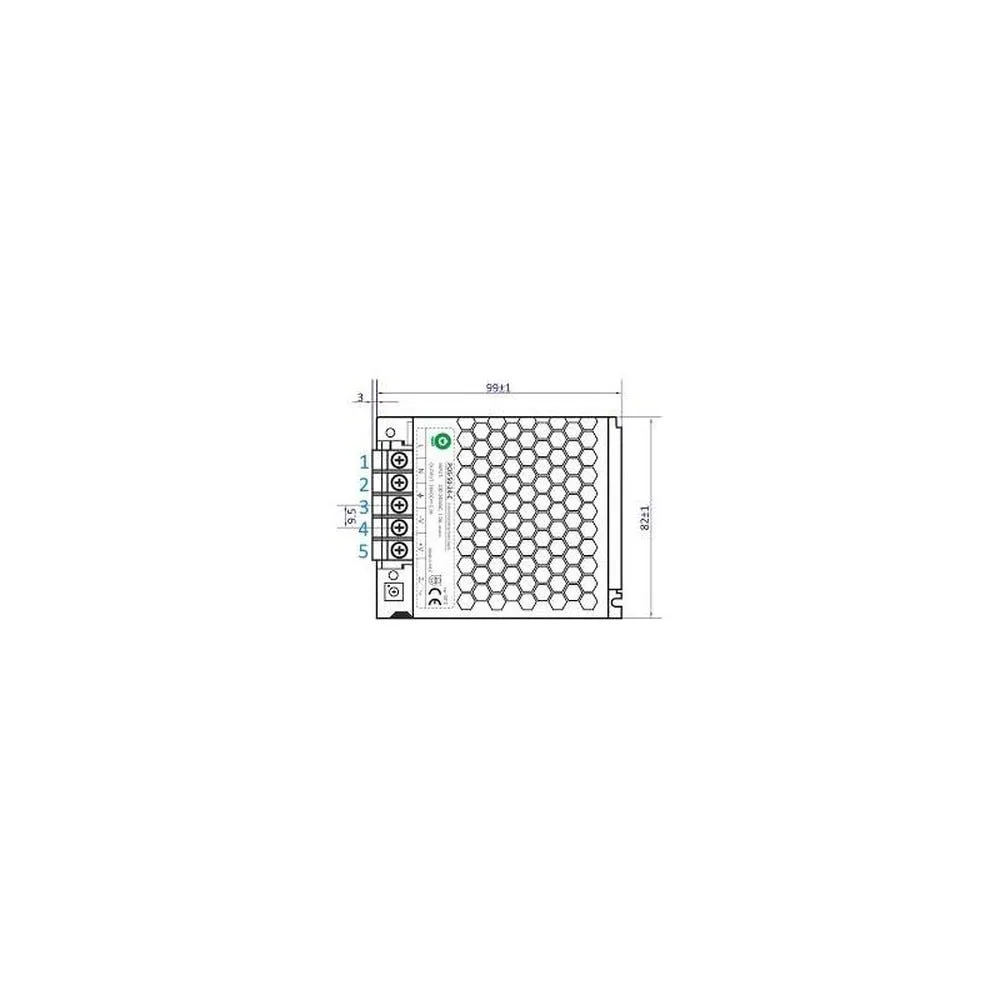 Alimentation à découpage led 50w 24v pour led