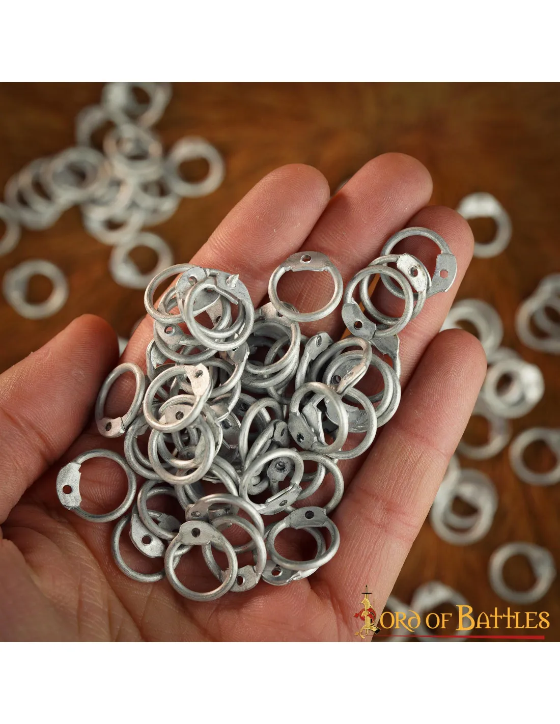 Anneaux de cotte de mailles en aluminium à riveter ⚔️ Boutique Épées