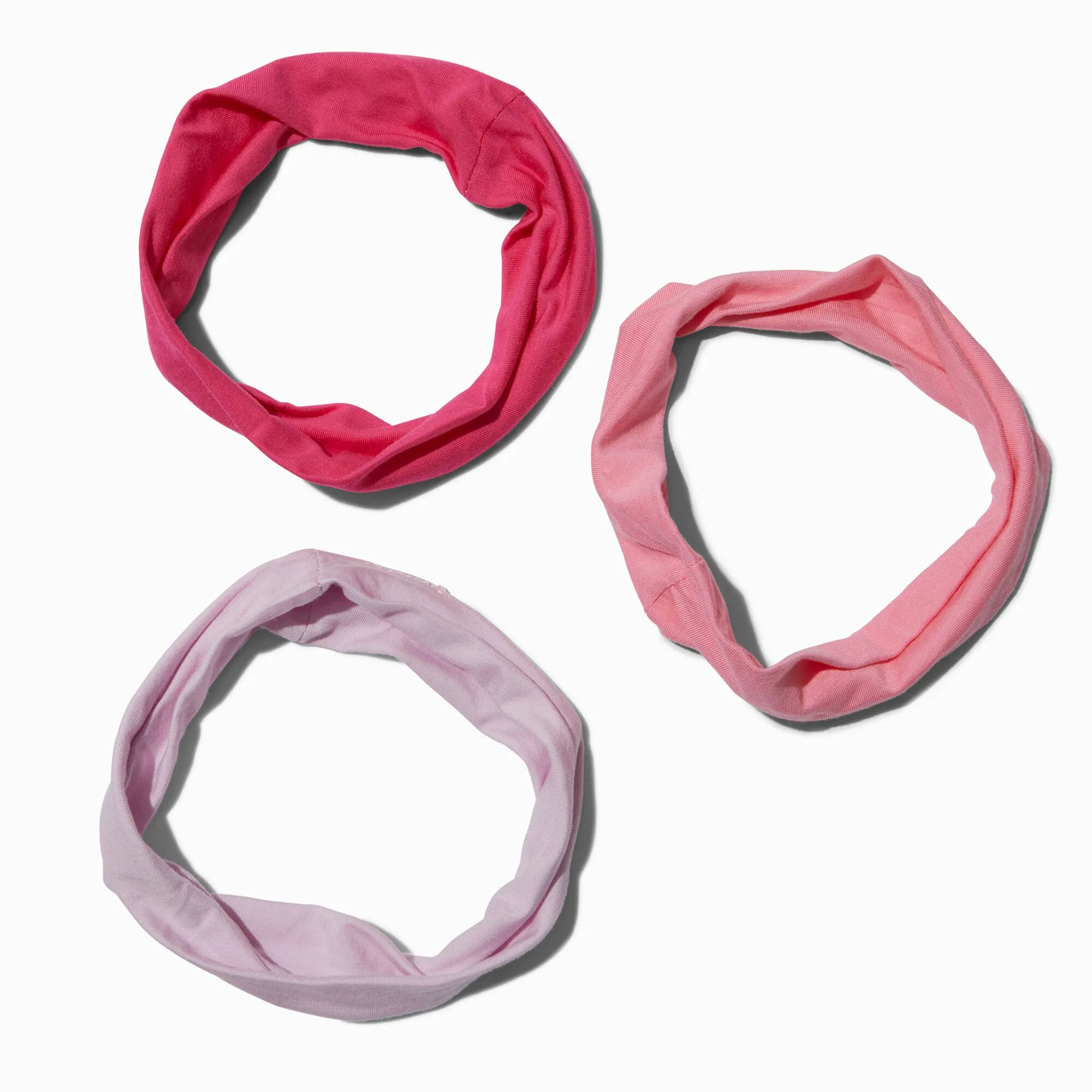 Bandeaux roses aux designs variés - Lot de 3