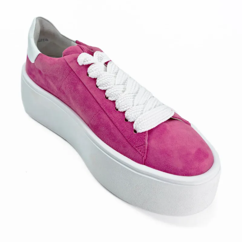 Basket confortable en velours rose - Kennel & Schmenger - Scarpe