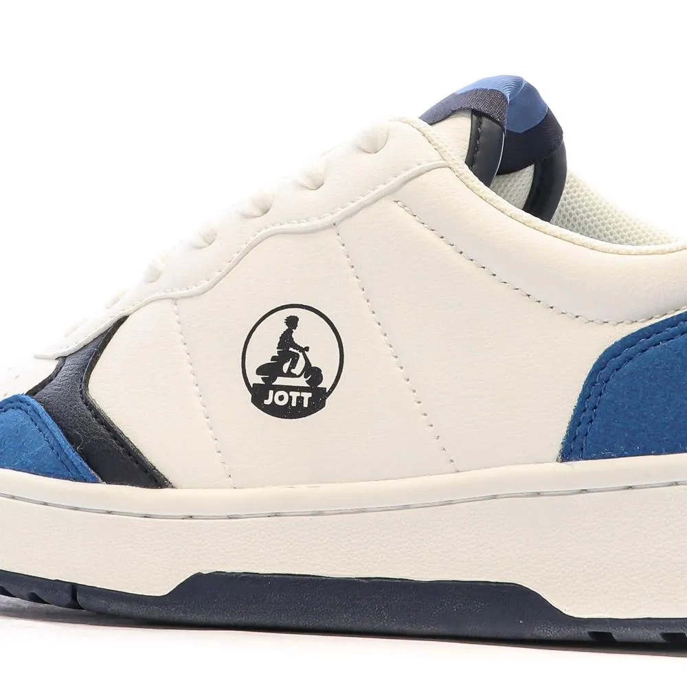 Baskets Blanches/Bleu Homme Jott River