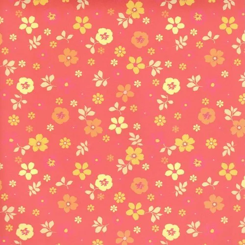 Bloc 30 feuilles papier 15x15 cm " happy spring " scrapbooking