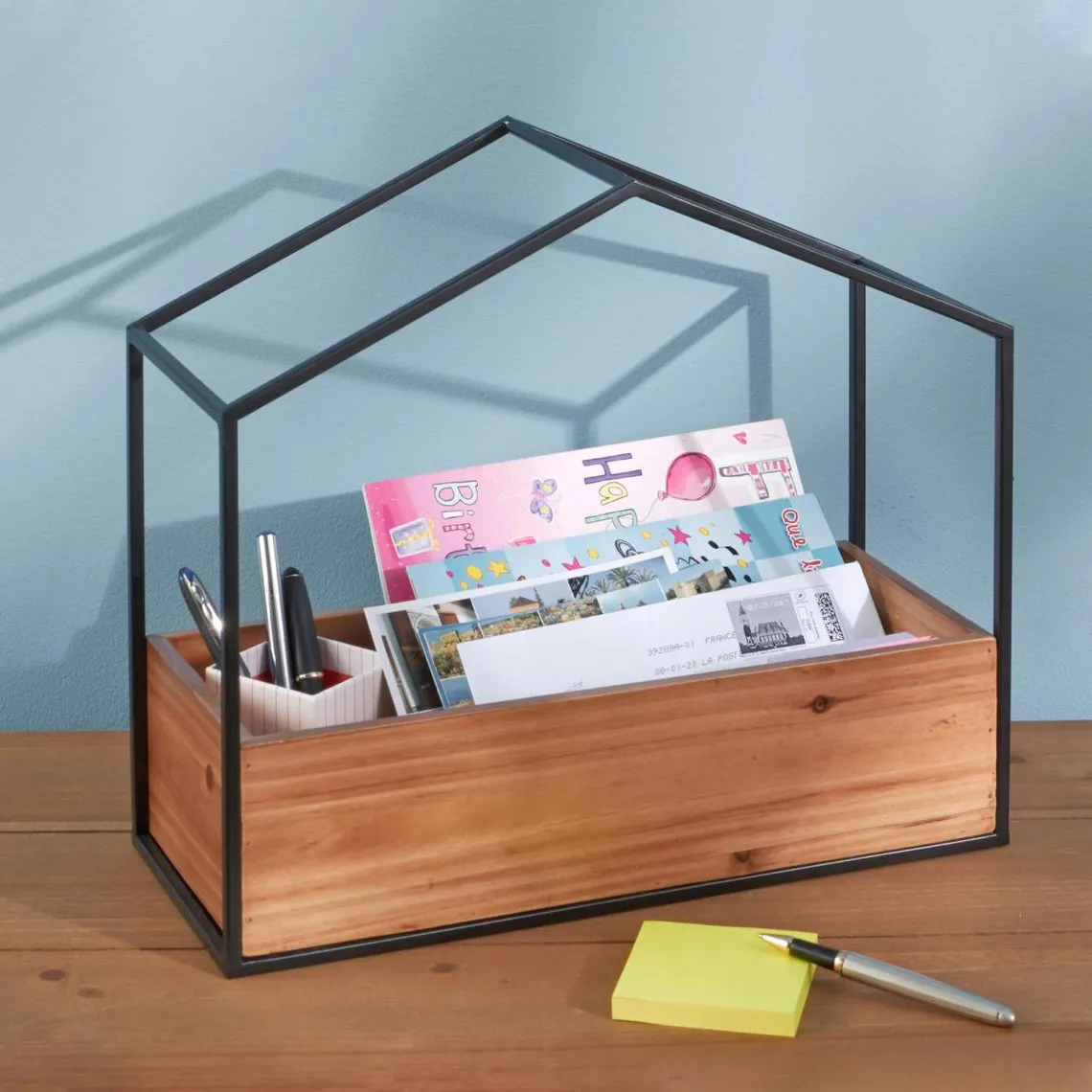 Boite de rangement à poser en forme de maison PALAZIO  | 3 Suisses