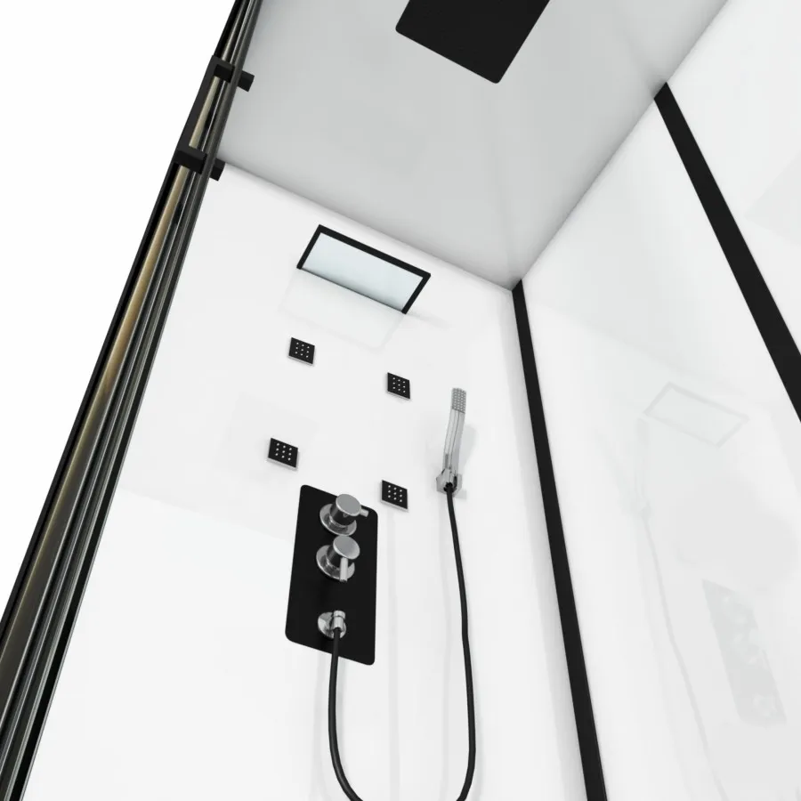 Cabine de douche rectangulaire STREET 90x115 cm | SANITAIRE.FR