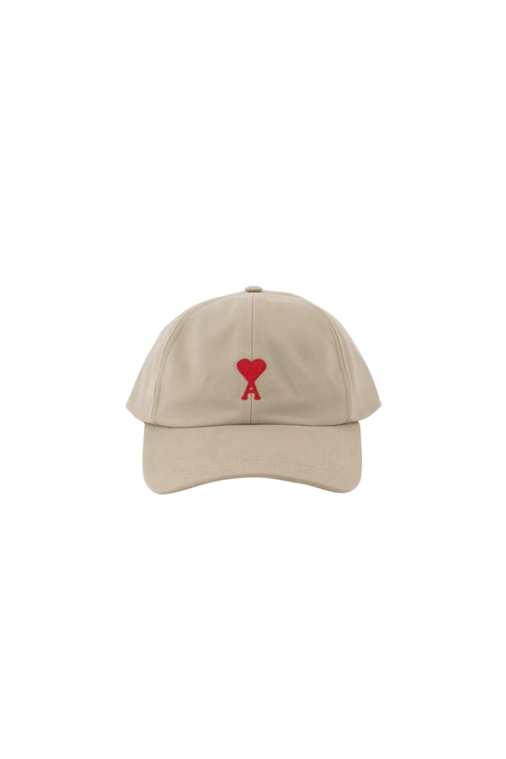 Casquette Taupe Cœur Rouge