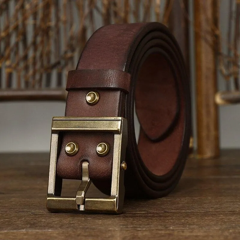 Ceinture Casual en cuir pour homme, modèle Cretly
