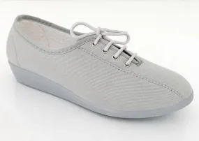Chaussures pour femme toile gris