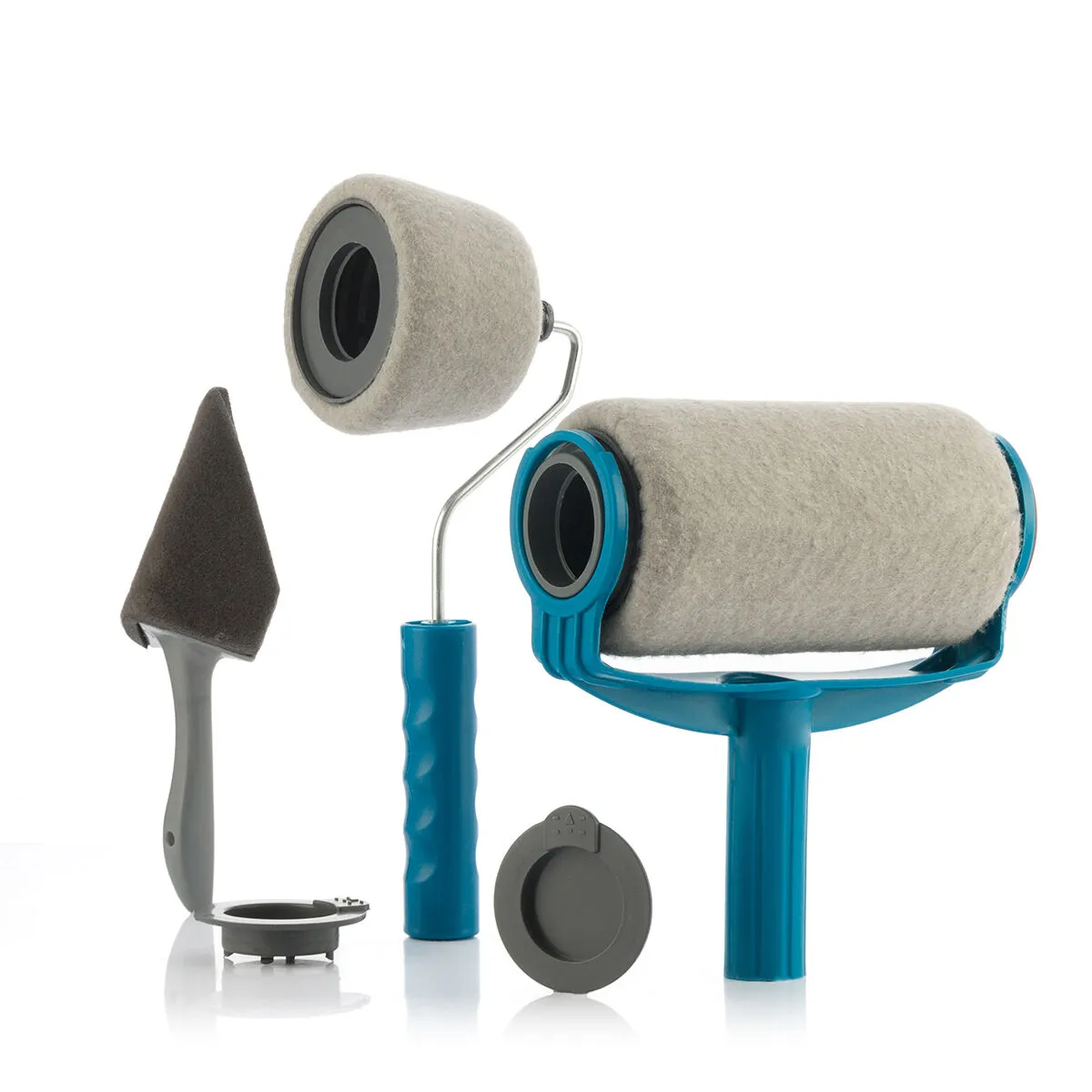 Ensemble de rouleaux de peinture anti goutte rechargeables