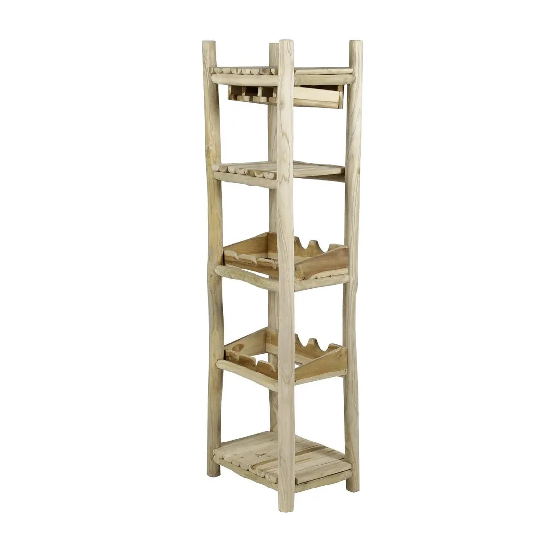 Etagère à vin teck | 3 Suisses