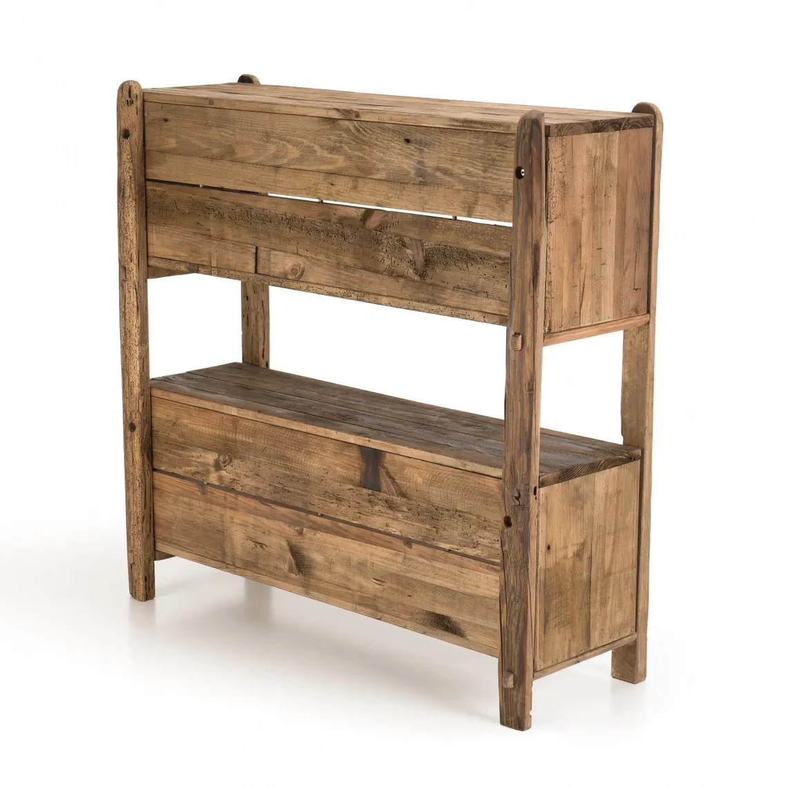 Etagère ANDRIAN 3 Niveaux Bois Pin Recyclé | Etagères 3 SUISSES