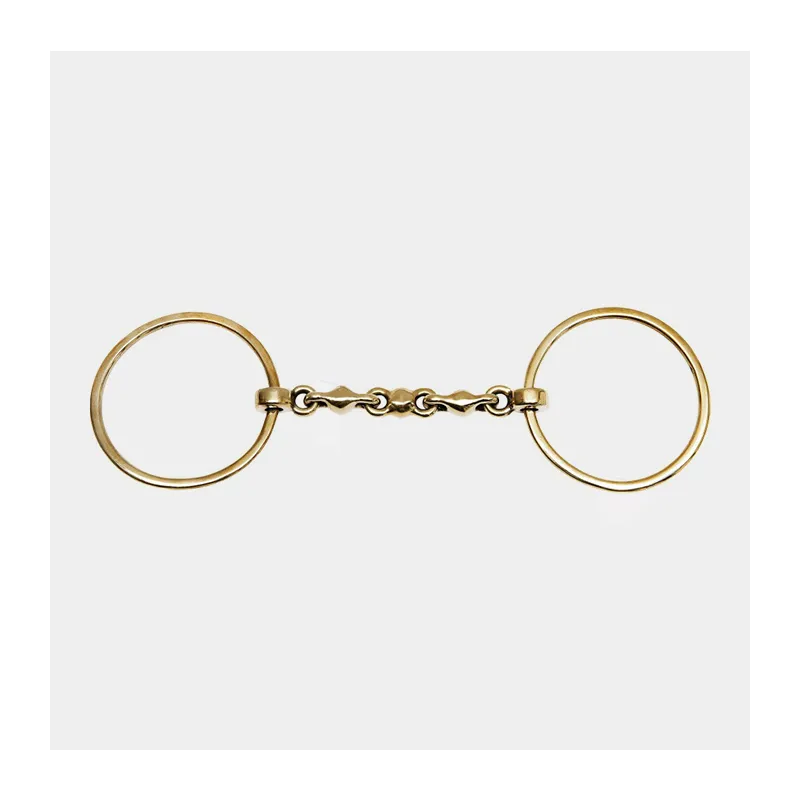 FEELING - Mors 2 grands anneaux Waterford Maillechort