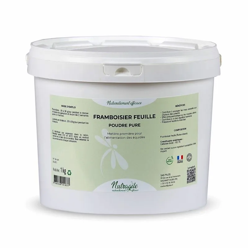 Feuilles de Framboisier Nutragile - Chaleurs jument - Equestra