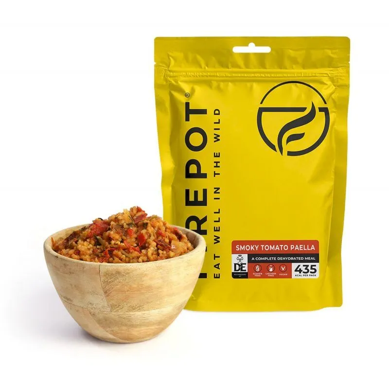 Firepot Paella aux Tomates Fumées - Repas lyophilisé | Hardloop