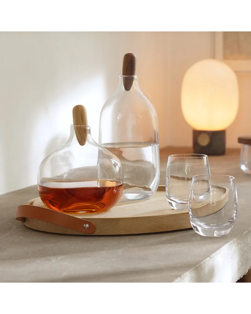 Float Carafe Et Bouchon Frene 1l5 Clear - LSA I Trentotto Concept Store