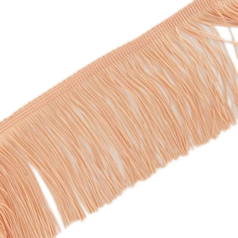 Franges Charleston saumon 10cmx 50cm