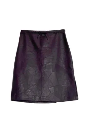 Jupe en simili cuir