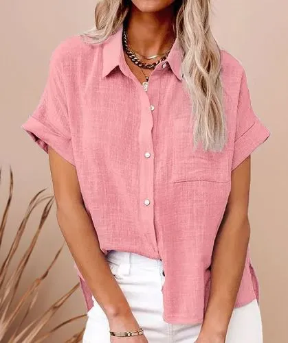 Lyris - Chemise décontractée et élégante en lin et coton