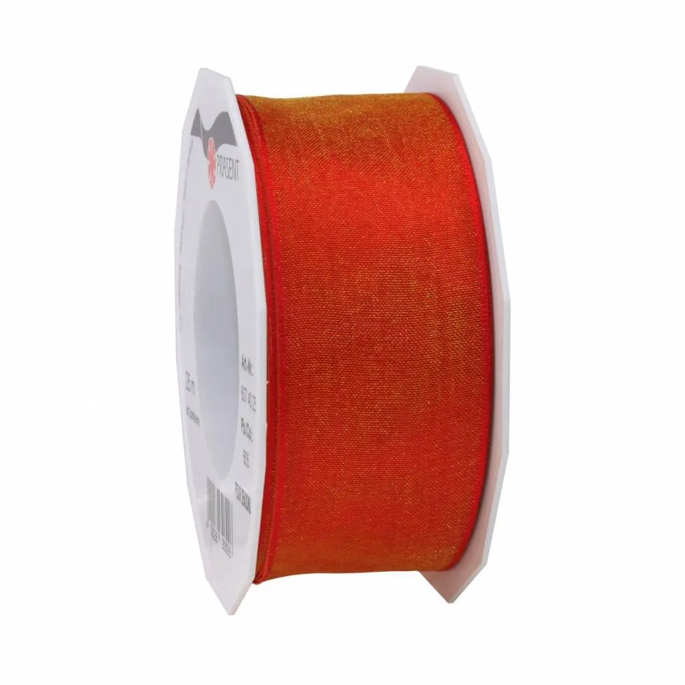 Organdi Organza laitonné 40 mm x 25 m orange