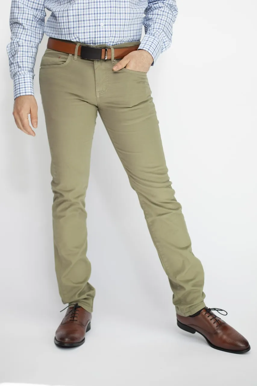 Pantalons Toile Vert