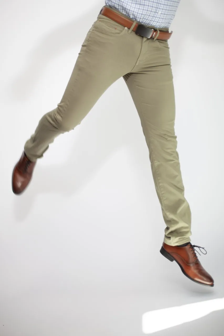 Pantalons Toile Vert