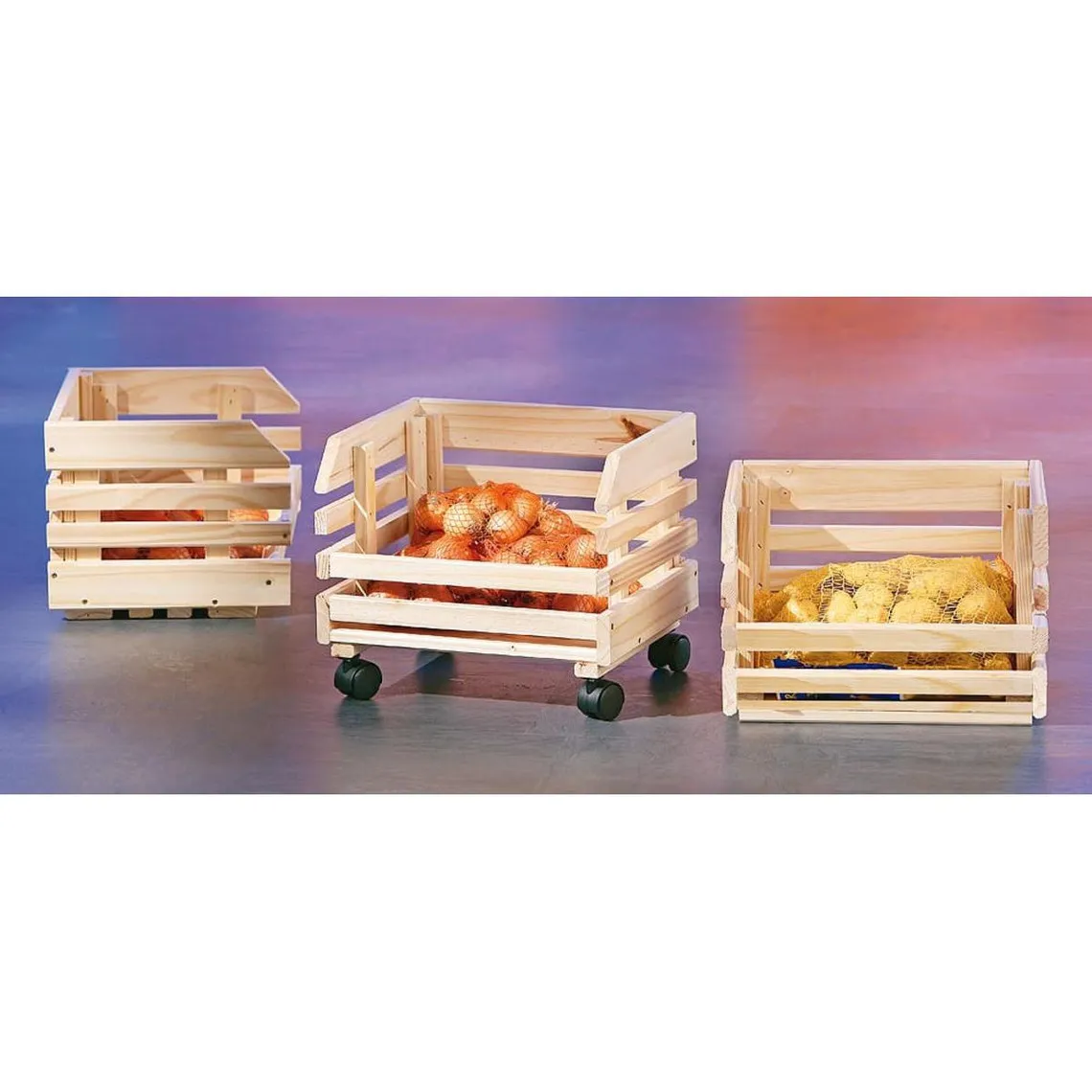 Petite Caisse En Bois FRUITS | Panier, boîte 3 SUISSES