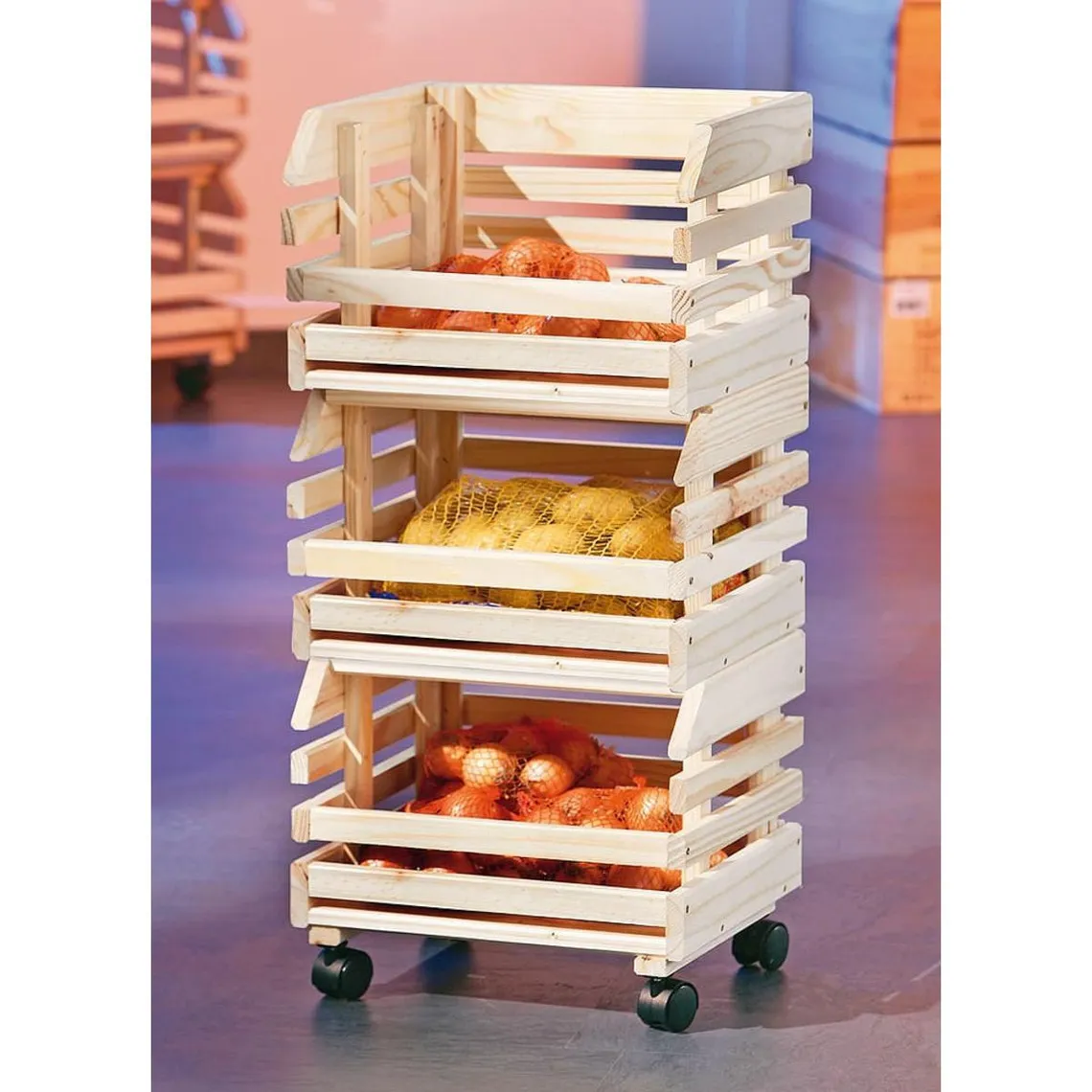 Petite Caisse En Bois FRUITS | Panier, boîte 3 SUISSES