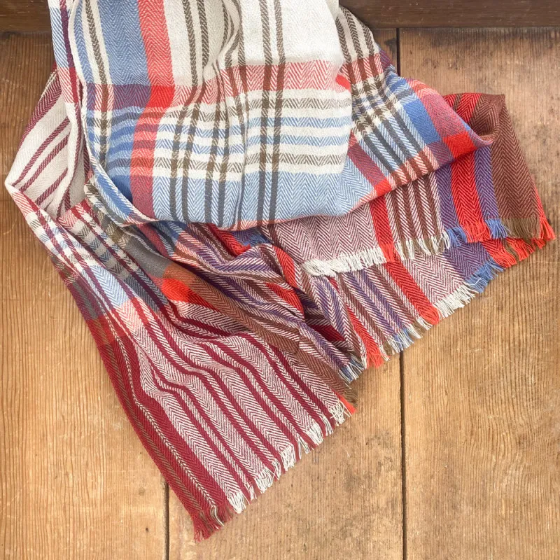 Plaid en coton 100x180cm