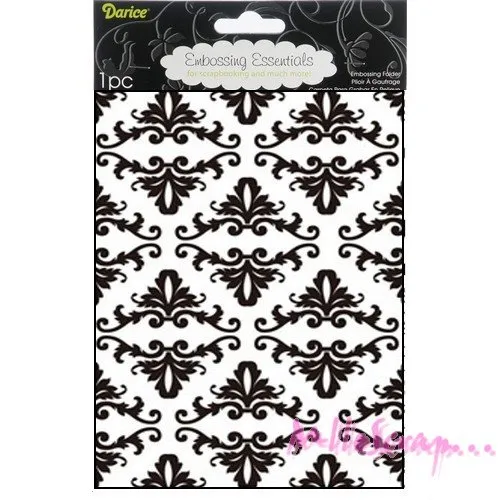 *plaque et pochoir d'embossage de la marque darice scrapbooking 48(réf.210)*
