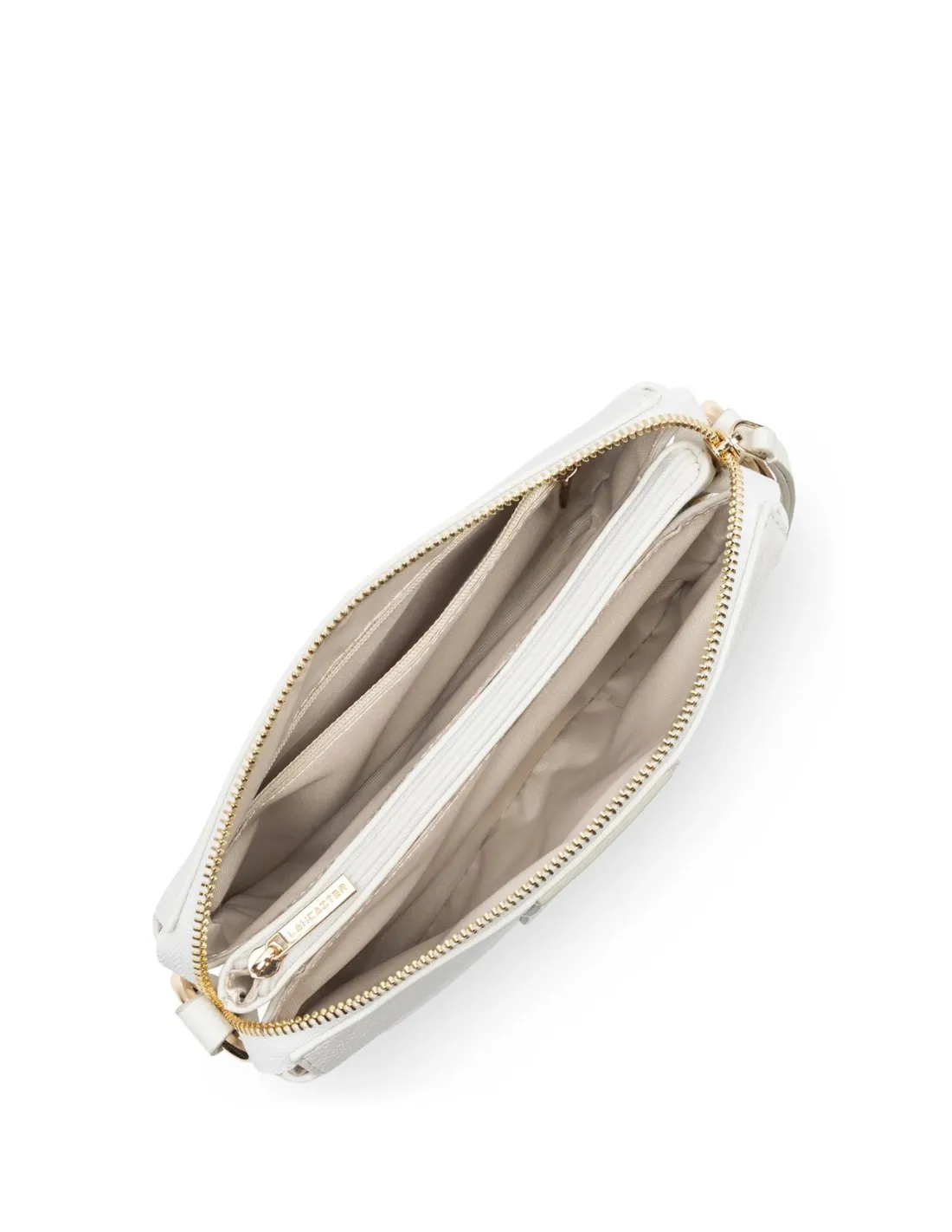 Pochette dune Lancaster Ref 55270 Blanc cassé 22.5*15*4 cm