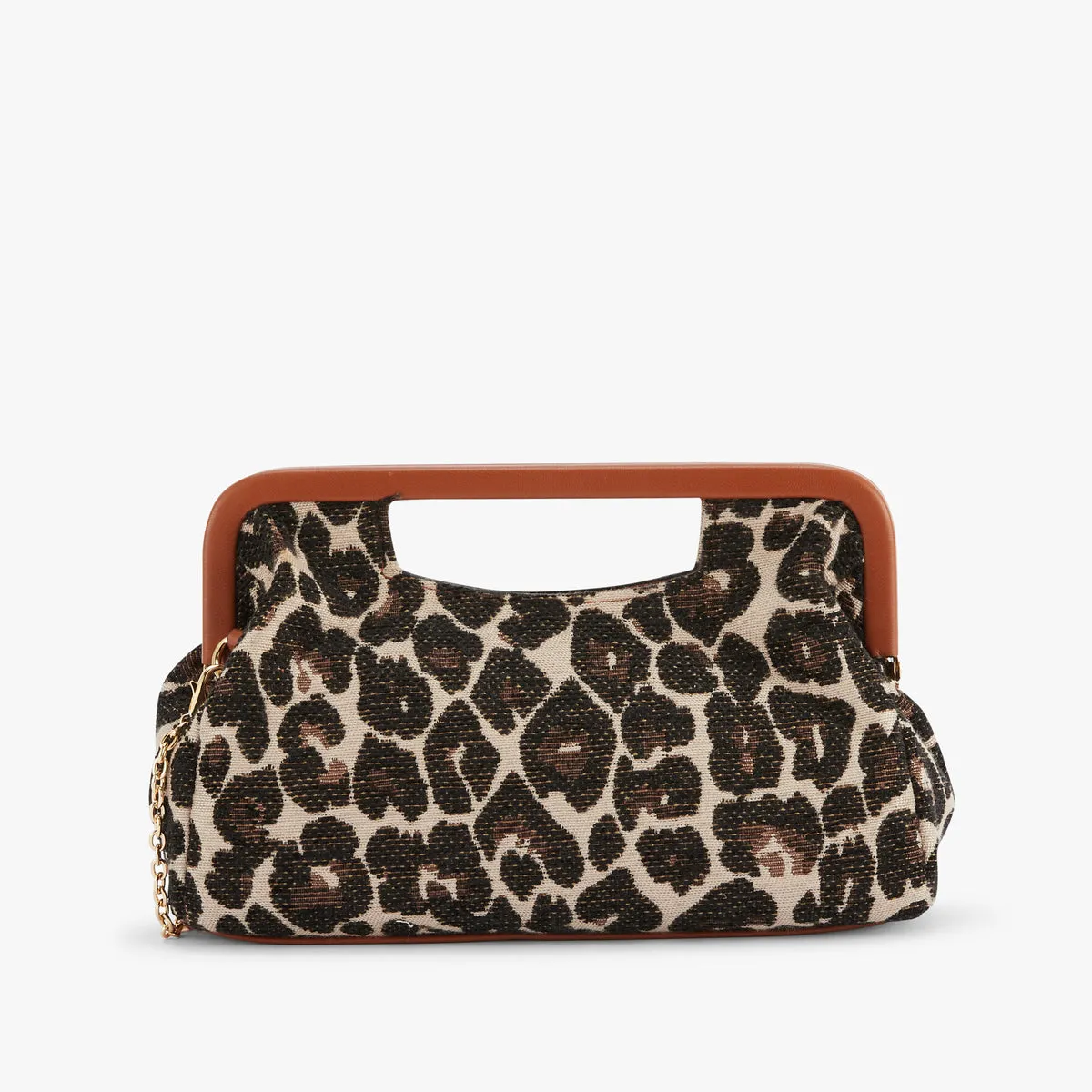 Pochette imprimé léopard Oize