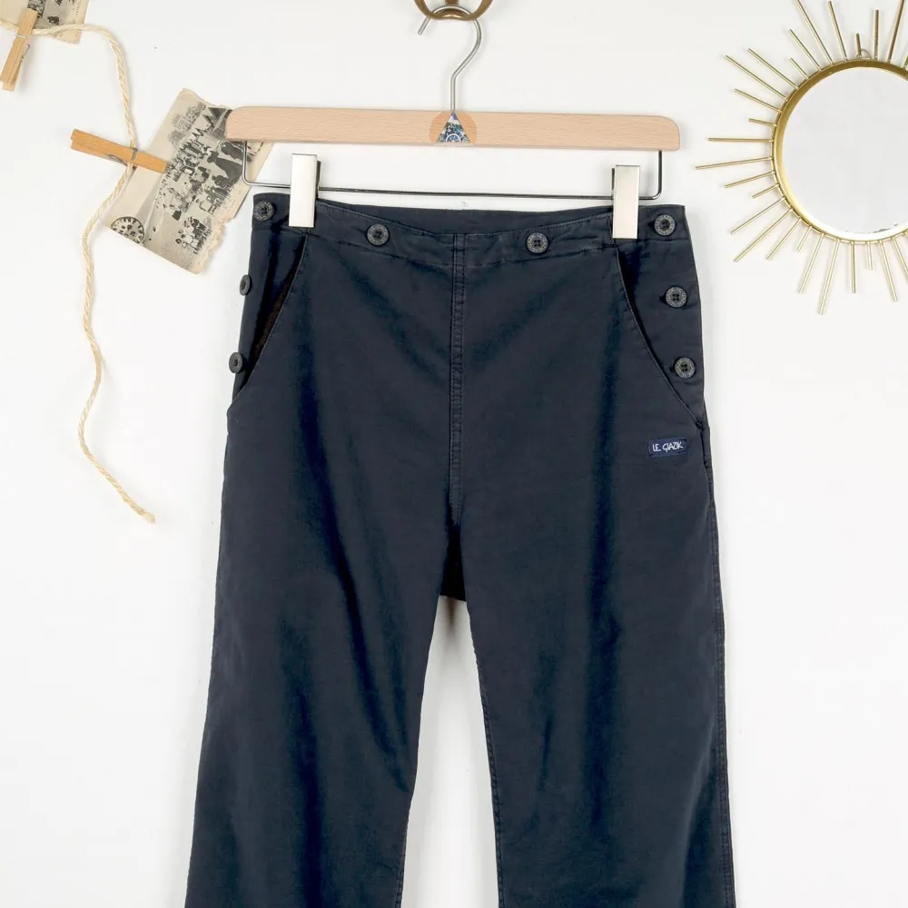 Ponton, pantalon à pont authentique - Maison Le Glazik