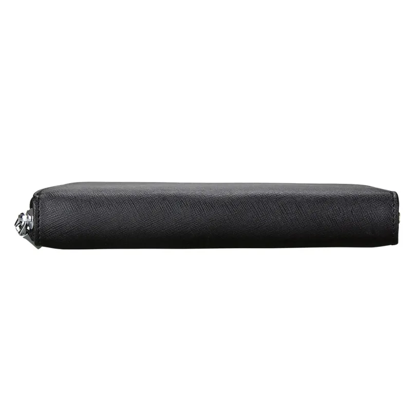 Porte-Carte Anti RFID Antimagnétique Clé Cuir Véritable Noir