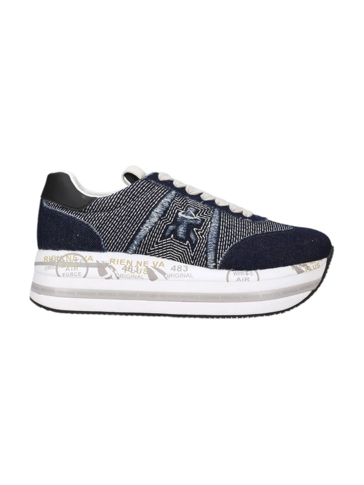 PREMIATA Baskets Femme BETH VAR 6957 Bleu