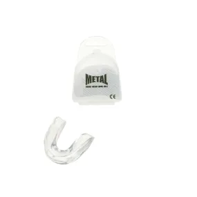 Protège-dents Simple Senior Metal Boxe - Translucide