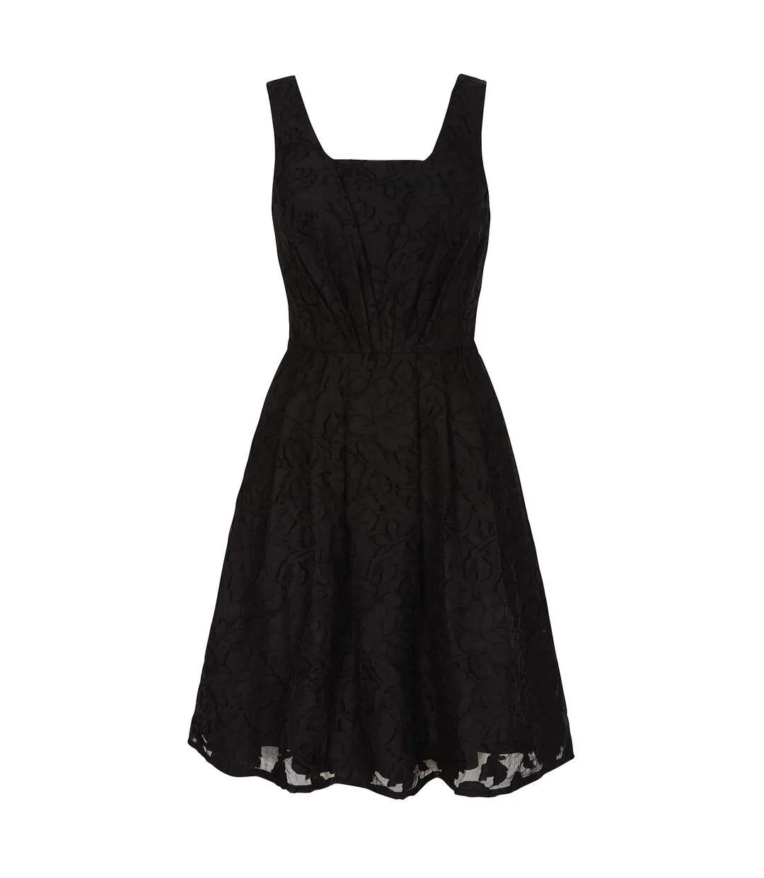 Robe en organza femme noir Yumi