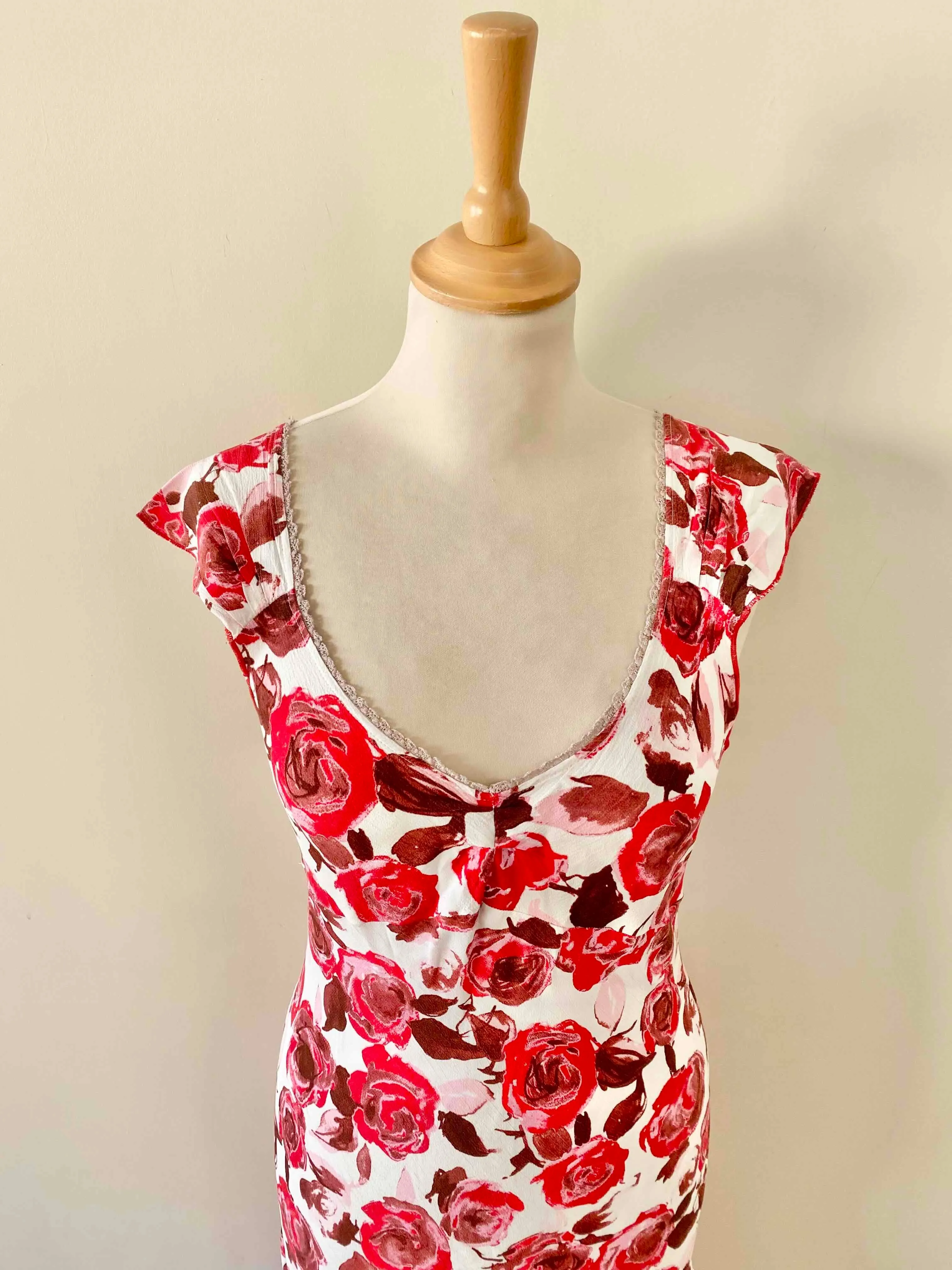 Robe mini à fleurs