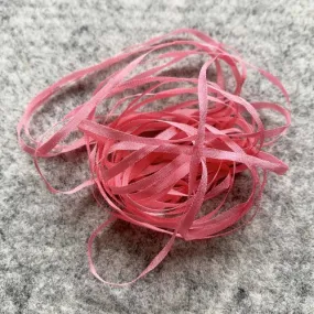 Ruban de soie 3021 vieux rose 2 mm  "au ver à soie"