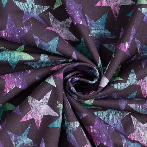 Softshell Étoiles – prune/lilas
