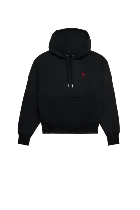 Sweashirt Capuche Ami Cœur Noir