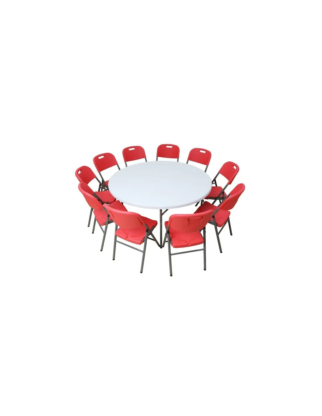 Table pliante Ronde, diamètre 122cm