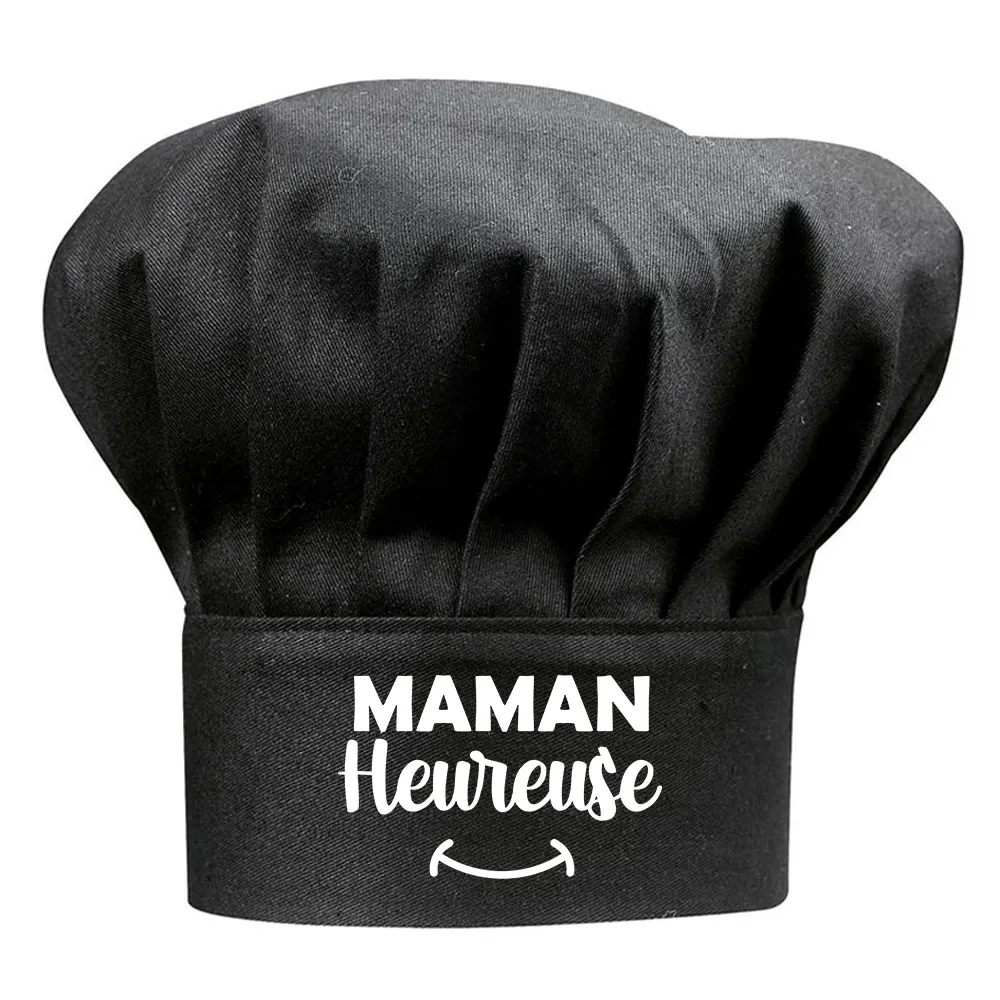 Toque noire Maman heureuse