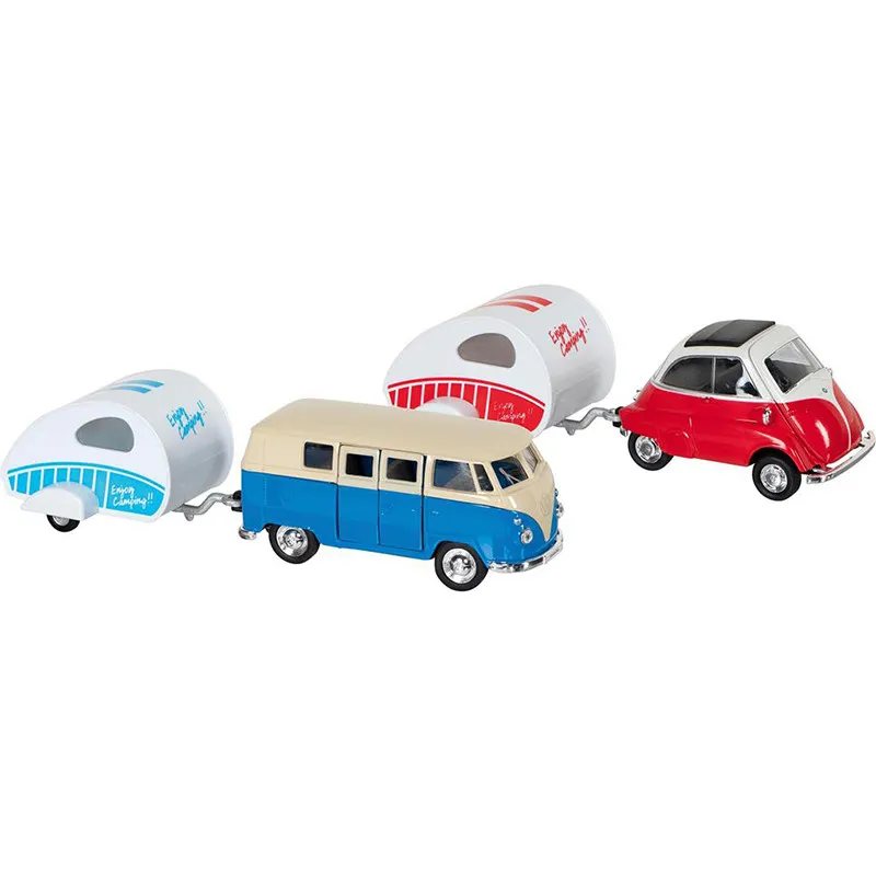 VOLKSWAGEN MICROBUS/BMW ISETTA EN METAL - littlecasba.com